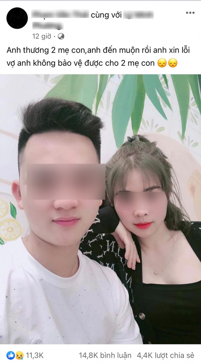 Vụ cô gái trẻ bị người yêu cũ sát hại ở Bắc Giang, chồng sắp cưới đau khổ: 'Anh đến muộn rồi, anh xin lỗi vợ, anh không bảo vệ được 2 mẹ con'