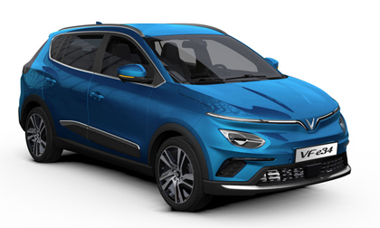 Ra mắt VinFast VF e34 tại Việt Nam - Xe điện giá 690 triệu đồng, đặt sớm giảm 100 triệu, phí thuê pin chưa tới 1.000đ/km