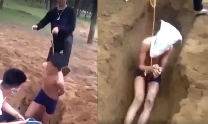 Kinh hoàng: Nam thanh niên bị nhóm hàng chục người làm nhục, lột đồ tra tấn như thời Trung cổ rồi đào hố chôn sống