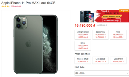 iPhone 11 Pro Max bất ngờ giảm giá và sự thật phía sau