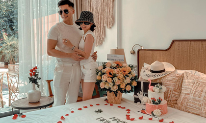 Lệ Quyên tình tứ bên Lâm Bảo Châu trong bữa tiệc mừng sinh nhật sớm