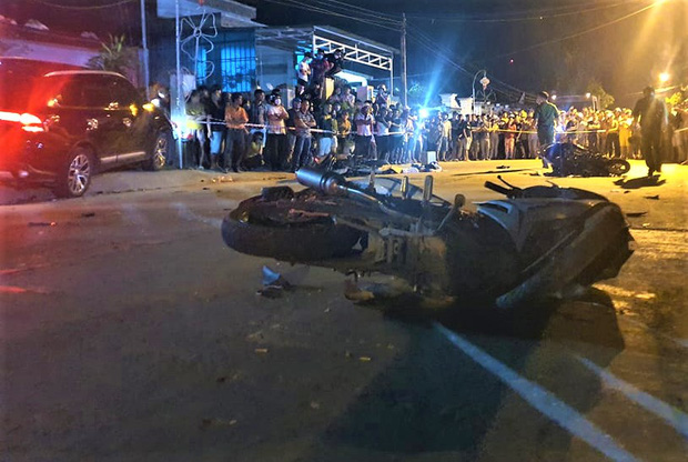 Vụ ô tô điên tông hàng loạt xe máy, 7 người thương vong: Tài xế ô tô vi phạm nồng độ cồn - Ảnh 1. Vụ ô tô điên tông hàng loạt xe máy, 7 người thương vong: Tài xế ô tô vi phạm nồng độ cồn - Ảnh 1.