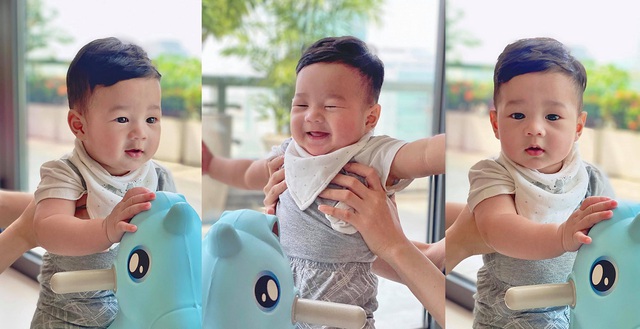Chồng đại gia của Đặng Thu Thảo tiết lộ chân dung cậu con trai gần 1 tuổi - Ảnh 3. Chồng đại gia của Đặng Thu Thảo tiết lộ chân dung cậu con trai gần 1 tuổi - Ảnh 3.