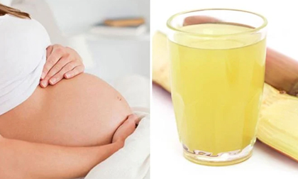 Bà bầu uống nước mía vào thời điểm này giúp nước ối trong veo, con khỏe mạnh, tăng cân