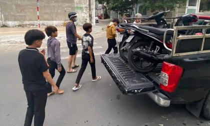 Bắt nhóm thiếu niên xăm trổ đầy người, chuyên trộm cắp xe máy