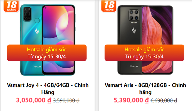 Giá điện thoại Vsmart bốc hơi cả triệu, iPhone 12 Pro Max khó bỏ qua trong dịp lễ - Ảnh 1.