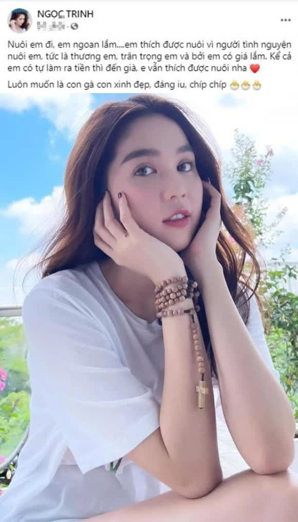 Ngọc Trinh: Nuôi em đi, em ngoan lắm, em thích được nuôi - Ảnh 1.
