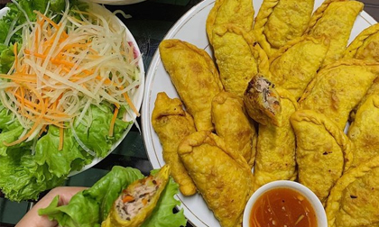 Cách làm bánh gối vỏ giòn bằng nồi chiên không dầu