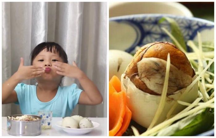 Trẻ dưới 5 tuổi không ăn trứng vịt lộn
