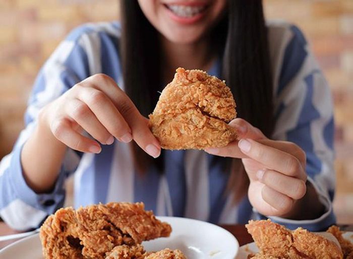 Mẹ bầu không ăn đồ chiên rán