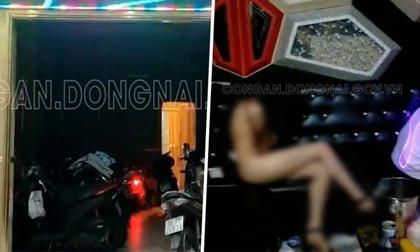Bắt quả tang 2 nữ nhân viên khỏa thân, phục vụ khách trong quán karaoke giữa mùa dịch COVID-19