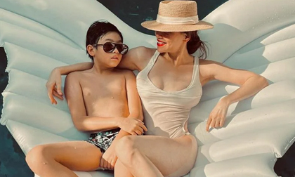 Là bản sao của bố Cường Đô La nhưng Subeo có một điểm không lệch đi đâu được với mẹ Hà Hồ