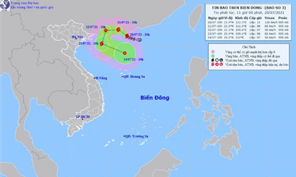 BÃO SỐ 3: Giật cấp 12, tăng giảm cấp 'dị thường', Bắc Bộ mưa lớn từ đêm nay