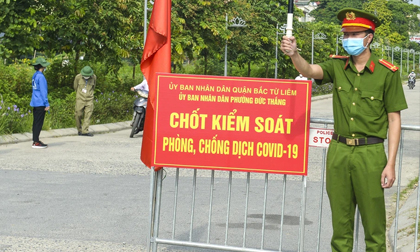CA Hà Nội: Tháo chốt chắn tại nhiều tuyến đường, phố chính, chỉ chốt ở khu có F0