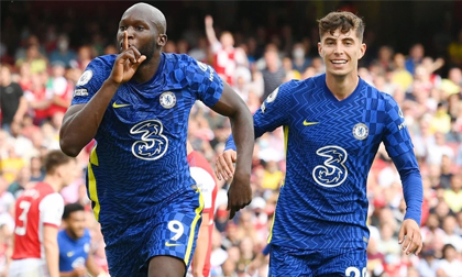 Lukaku càn quét đối thủ trong ngày trở lại, Chelsea lạnh lùng 'nhấn chìm' Arsenal