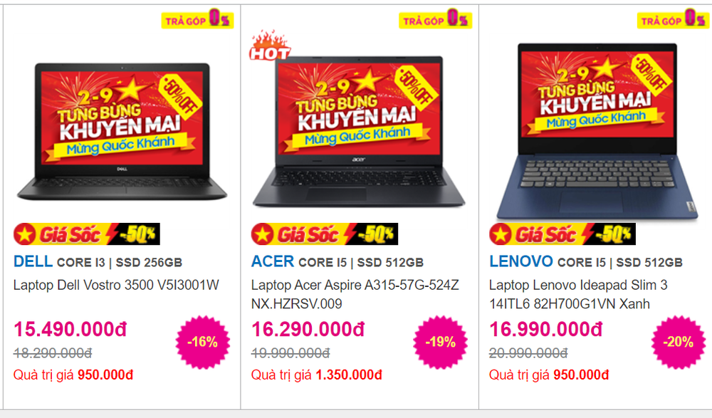 Laptop giảm giá tới 5 triệu đồng, loạt máy tính bảng sụt giá trước mùa khai giảng - Ảnh 1.