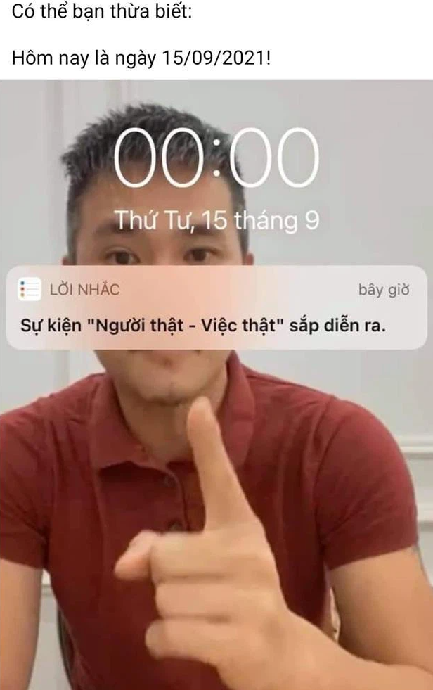 Thời gian đã điểm hẹn 15/9, netizen 