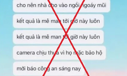Công an khẳng định không có vụ việc 'giả nhân viên y tế xét nghiệm Covid-19 để đánh thuốc mê'