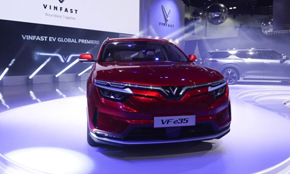 Ảnh thực tế 'nét căng' ô tô điện VinFast VF e35, VF e36