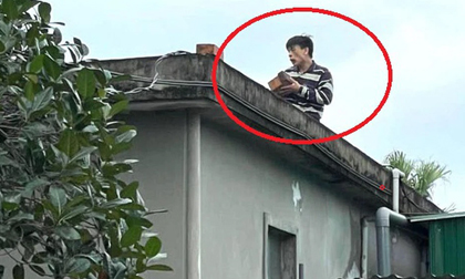Tài xế 'ngáo đá' cướp ô tô chạy từ Hà Nội vào Hà Tĩnh rồi leo lên mái nhà dân