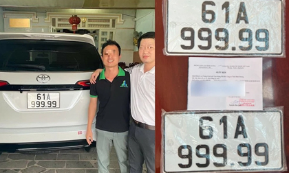 Bốc trúng biển xe ngũ 9, đại gia Bình Dương được gạ bán ngay 5 tỷ: Lộc trời cho!
