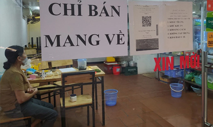 Hà Nội: Quận Cầu Giấy nâng cấp độ dịch, dừng ăn uống tại chỗ