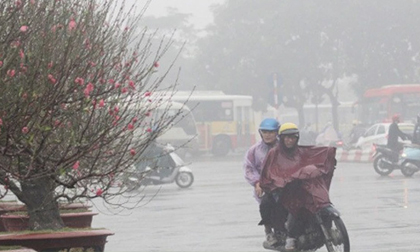Miền Bắc đón không khí lạnh cực mạnh, mưa rét tê tái, nền nhiệt Hà Nội giảm sâu chỉ còn 12 độ C