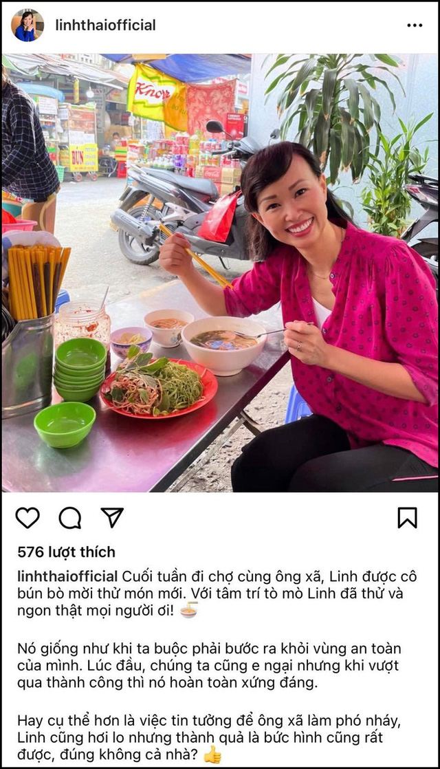 Shark Linh chia sẻ chuyện được cô chủ hàng bún bò mời thử ăn món mới và kết quả có ngay một bài học đáng để đời - Ảnh 1. Shark Linh chia sẻ chuyện được cô chủ hàng bún bò mời thử ăn món mới và kết quả có ngay một bài học đáng để đời - Ảnh 1.