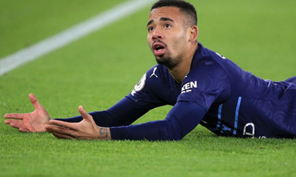 Man City lần đầu mất điểm tại Ngoại hạng Anh sau gần 2 tháng