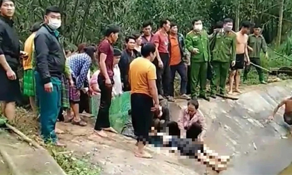 Hàng xóm lao xuống ao sâu cứu hai vợ chồng đuối nước nhưng bất thành, cả 3 tử vong