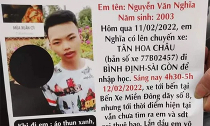 Nam sinh viên ngày đầu nhập Đại học ở TP HCM 'mất tích' bí ẩn