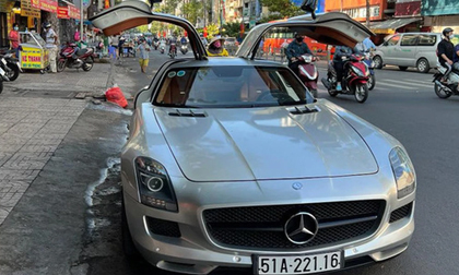 Ông trùm cà phê Đặng Lê Nguyên Vũ tái xuất, cầm lái Mercedes-Benz SLS AMG, có thể có 'kèo' siêu xe gây chấn động