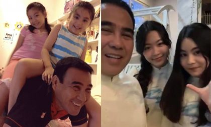 MC Quyền Linh tung loạt ảnh hồi nhỏ của hai ái nữ, khẳng định 'không đẻ được con gái đời không nể'