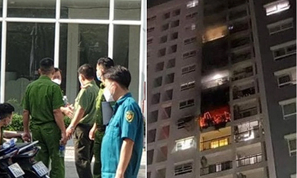 Vụ 2 mẹ con rơi khỏi căn chung cư cháy tử vong ở TP.HCM: 'Con gái đu rèm cửa bị tuột tay'