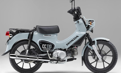 Xe số Honda Cross Cub 110 2022 về đại lý, 'uống' 1 lít xăng đi 67km