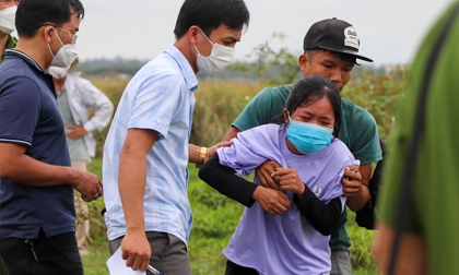 Thi thể đàn ông bị trói nổi trên sông: Con gái gào khóc gọi 'cha ơi' ở hiện trường