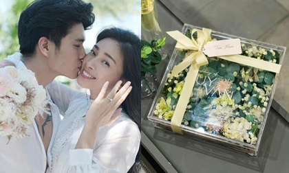 Hé lộ thiệp cưới độc lạ của Ngô Thanh Vân và Huy Trần, hình ảnh váy cưới úp mở gây sốt