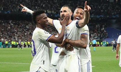 Real Madrid lập kỷ lục vĩ đại chưa từng xuất hiện ở Champions League