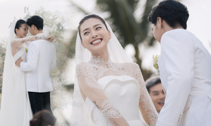 Ảnh nét căng trong đám cưới của Ngô Thanh Vân và Huy Trần: Cô dâu - chú rể đẹp không tì vết, dàn khách mời bật khóc vì lý do gì?