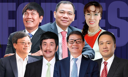 Forbes: Tài sản 7 tỷ phú Việt giảm 2,4 tỷ USD trong 2 tháng