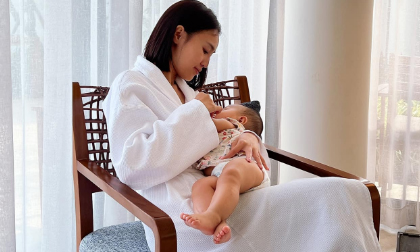 Ninh Dương Lan Ngọc gây sốt với hình ảnh 'mẹ bỉm sữa', dân tình lập tức giục lấy chồng