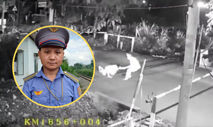 Cứu người ngã trên đường ray, nhân viên gác chắn rùng mình: 'Vẫn sợ khi xem lại camera”