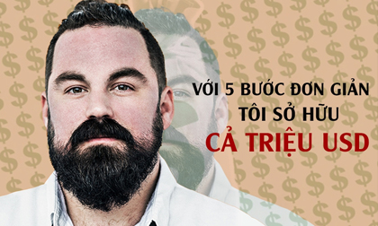 Triệu phú tự thân 37 tuổi: Từng thất nghiệp với vỏn vẹn 2,26 USD trong tài khoản, sau 5 năm áp dụng 5 bước đơn giản, tôi đã sở hữu cả triệu USD