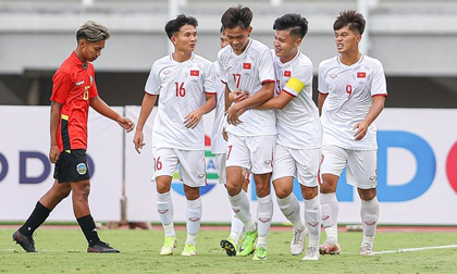 Tung đòn chớp nhoáng, U20 Việt Nam thắng đậm