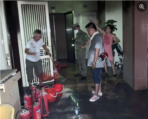 Nam thanh niên đốt tủ quần áo để dọa bạn gái làm cháy căn hộ chung cư - Ảnh 2.