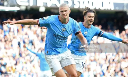 Đá 'như chớp giật', Haaland và Man City gieo cơn ác mộng kinh hoàng cho Man United