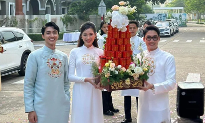 Hé lộ những khoảnh khắc đầu tiên trong lễ ăn hỏi của Phương Nga và Bình An