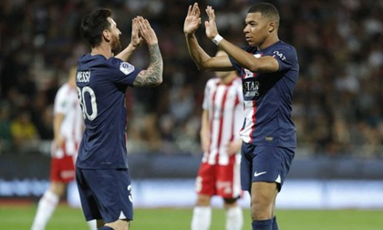 Messi - Mbappe thi nhau tỏa sáng, PSG thắng đậm