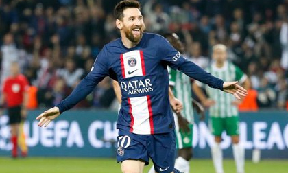 Messi góp công 4 bàn thắng giúp PSG thắng 7-2
