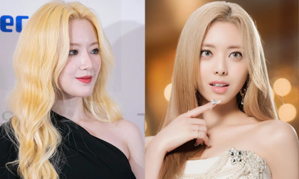Mỹ nhân Hàn thử sức với tóc vàng: Shuhua khoe visual cực phẩm, Joy bị dìm nhan sắc
